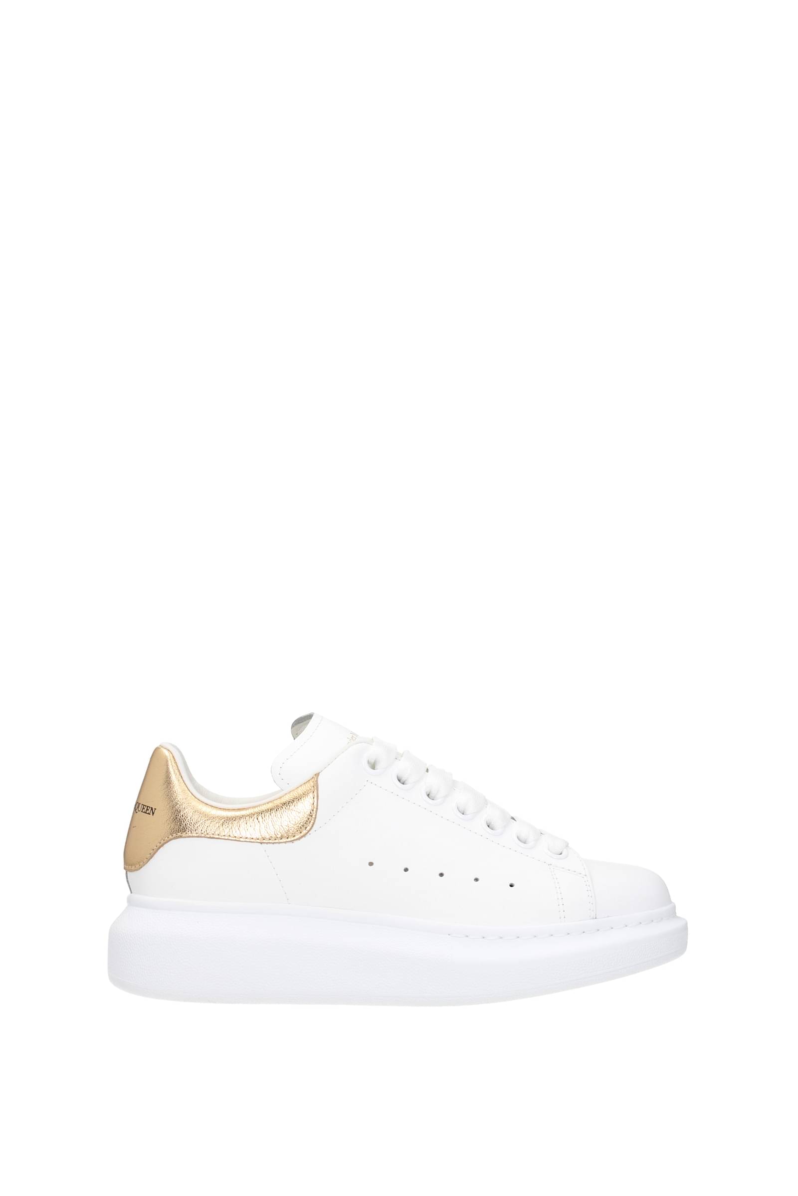 Oversized Sneaker in White/Rose Gold | Alexander McQueen AU
